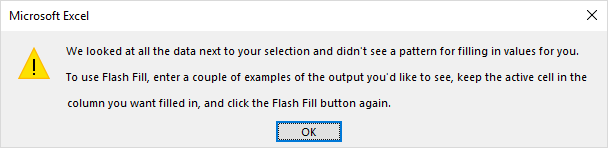 flash fill for mac excel 2016